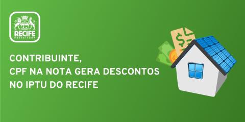 Desconto no IPTU para quem indica CPF na nota de serviços