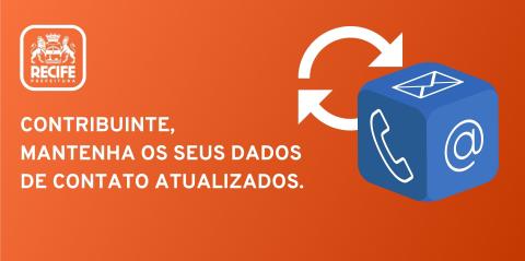 Mantenha os seus dados de contato atualizados